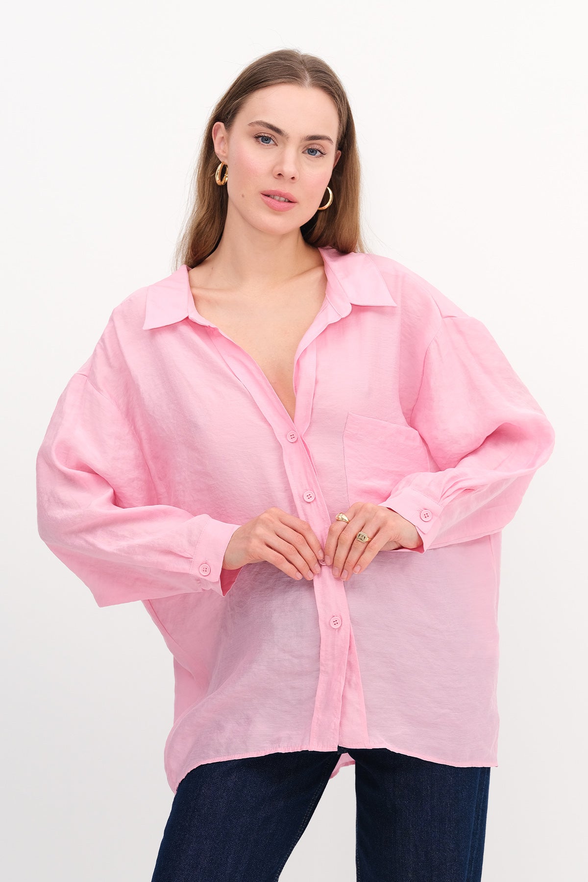 Light-Pink_Oversize-Shirt-With-Pocket-Detail-addax