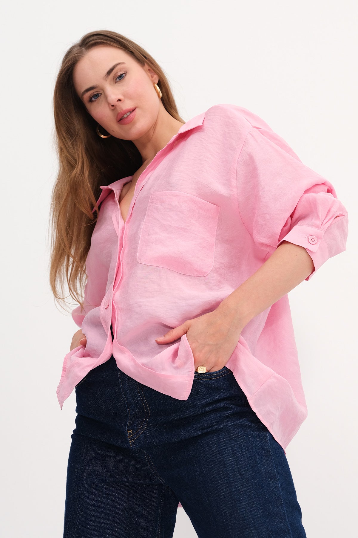 Light-Pink_Oversize-Shirt-With-Pocket-Detail-addax