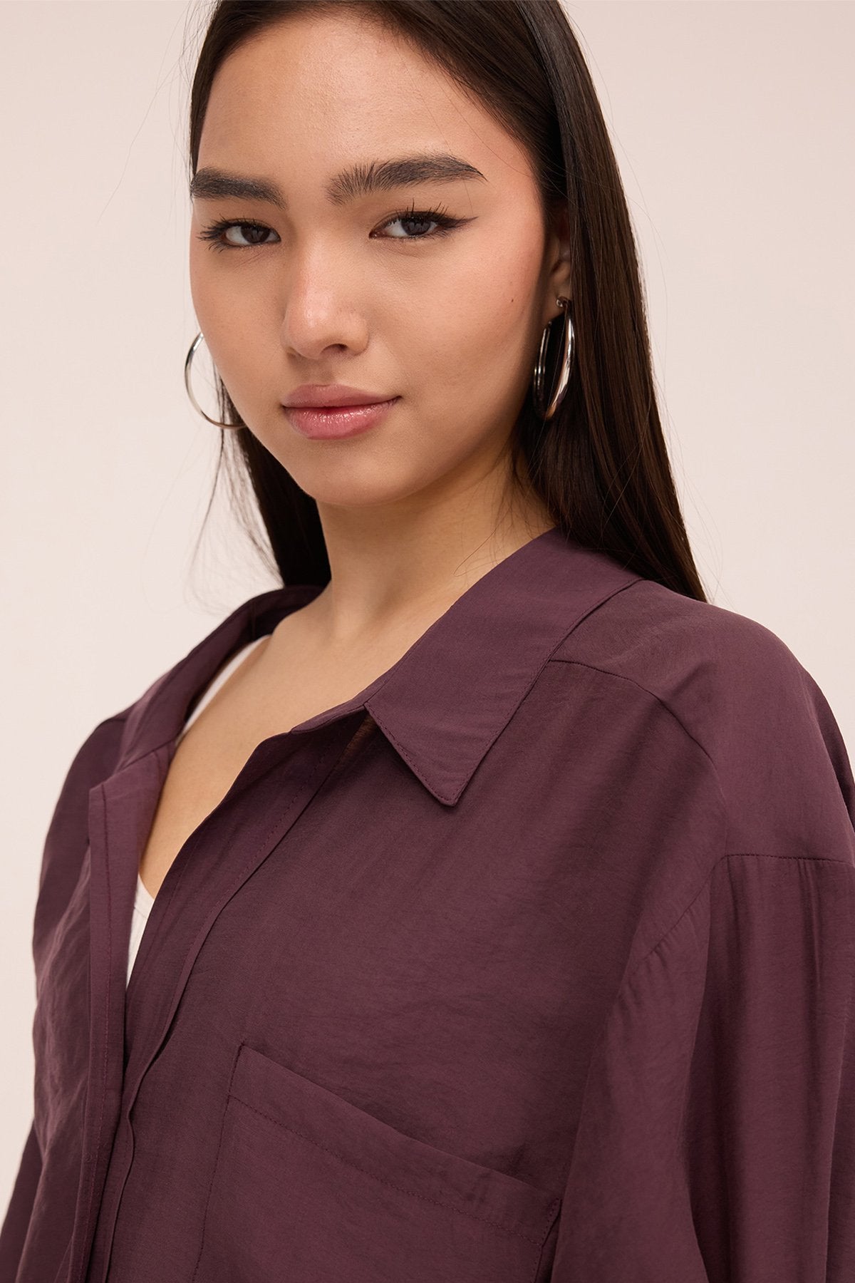 Damson_Oversize-Shirt-With-Pocket-Detail-addax