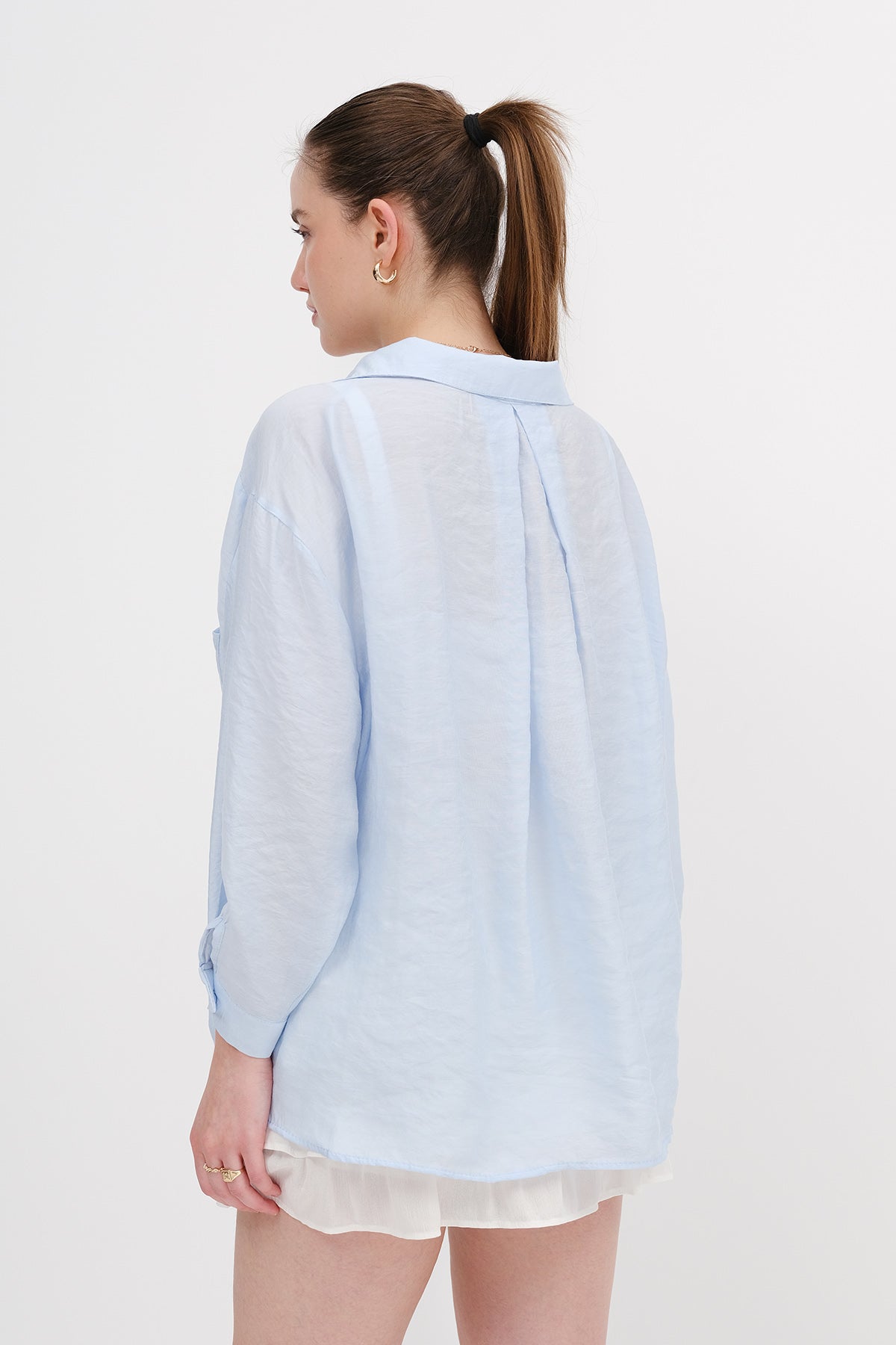 Baby-Blue_Oversize-Shirt-With-Pocket-Detail-addax