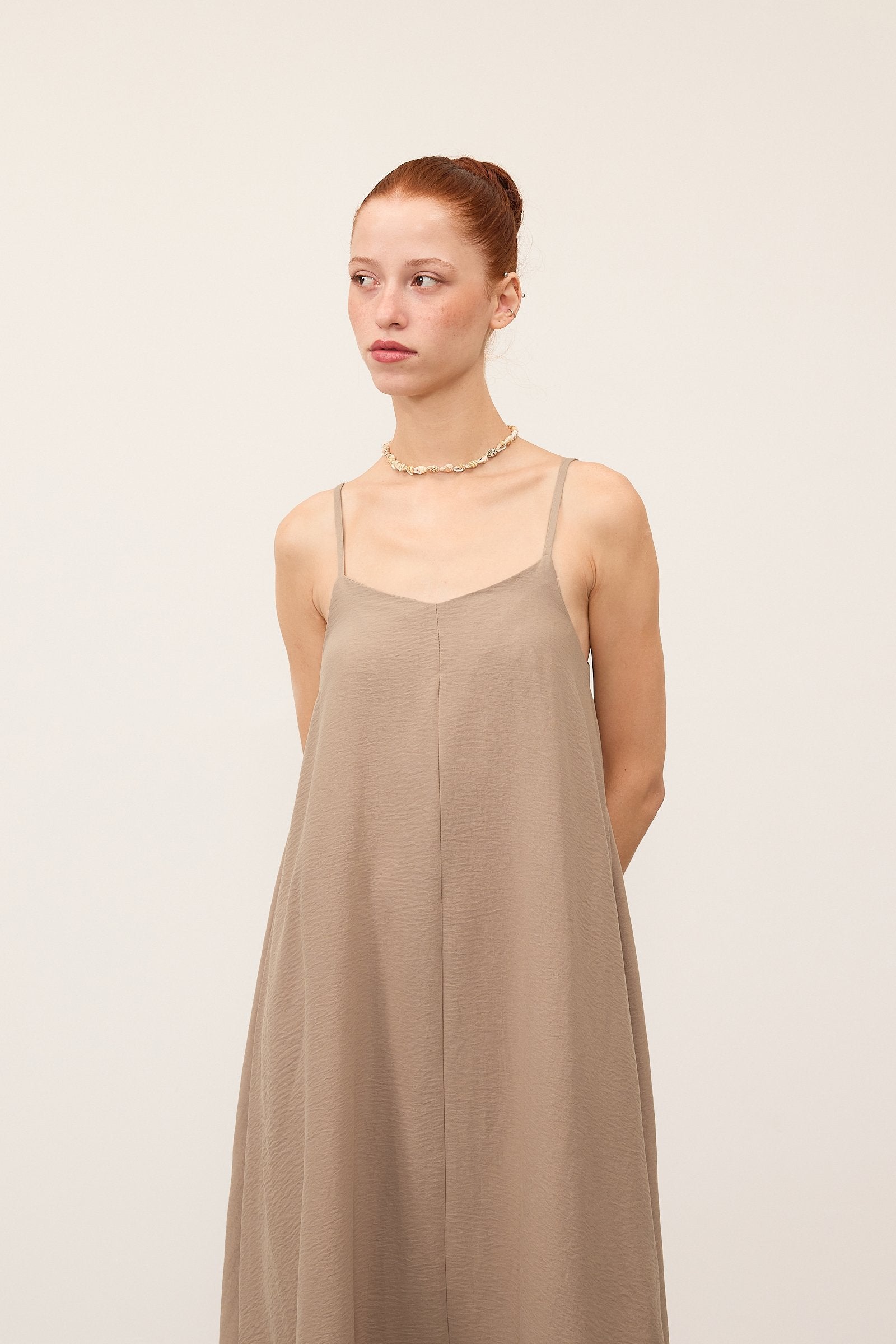 Camel_V-Neck-Dress-With-Straps-addax