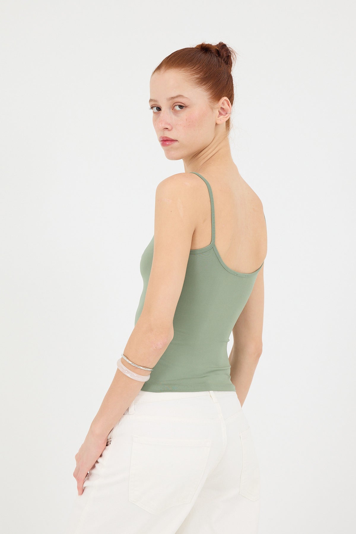 Oil-Green_Top-With-Straps-addax