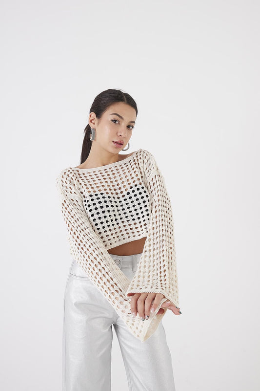 Ecru_Crop-Knitwear-addax