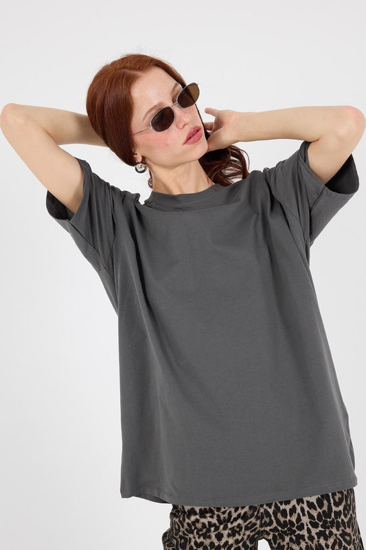 Lead-Grey_Basic-T-shirt-With-Round-Neck-addax