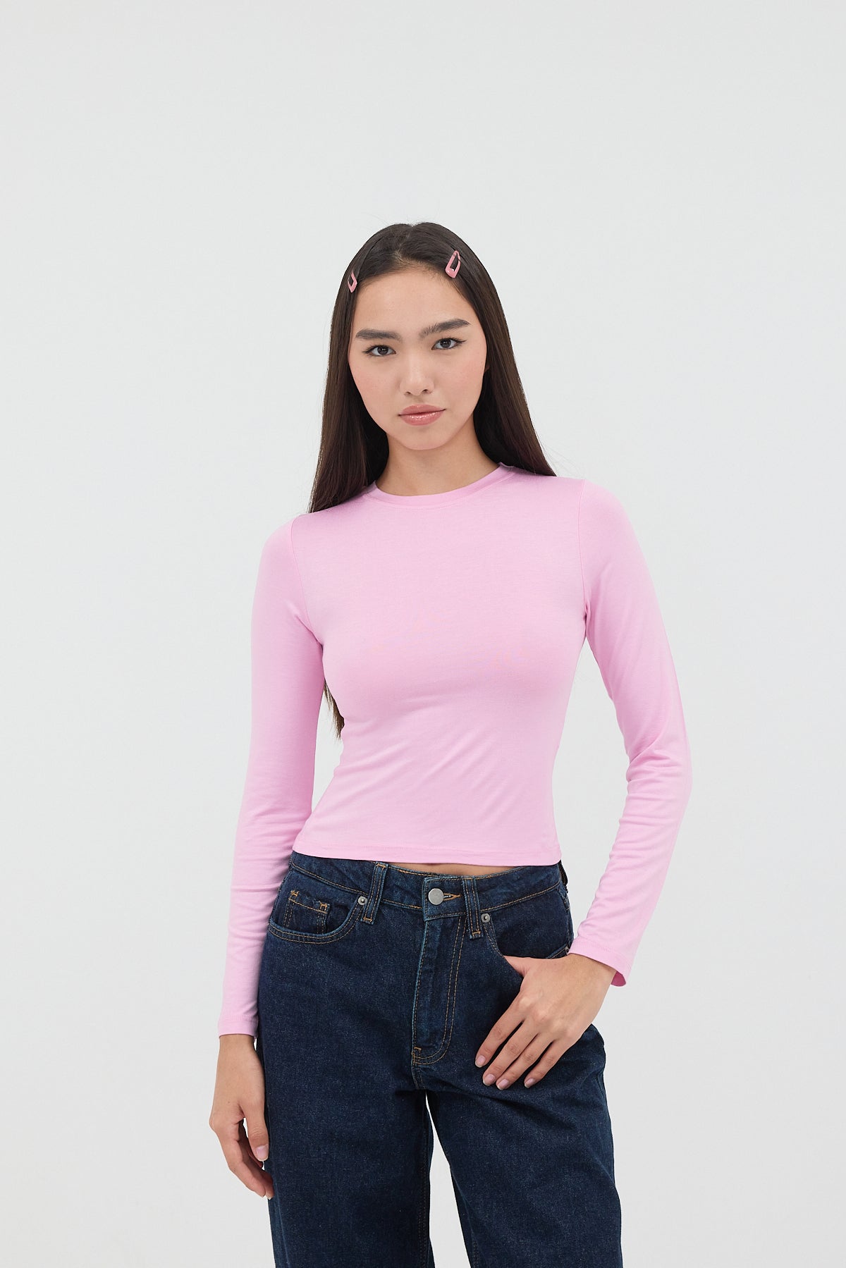 Begonia_Round-Neck-Basic-Blouse-addax