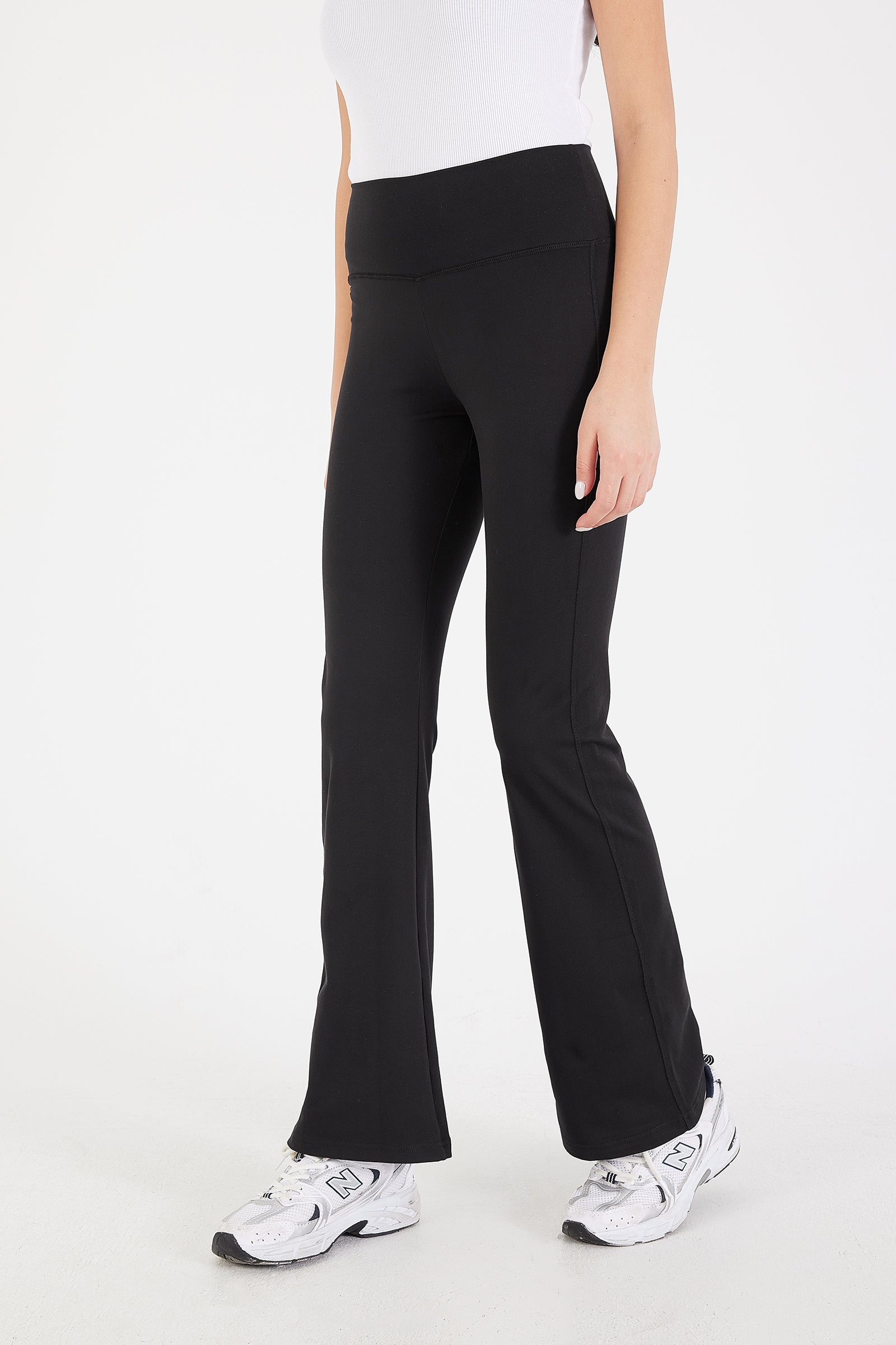 High Waist Flare Leg Leggings