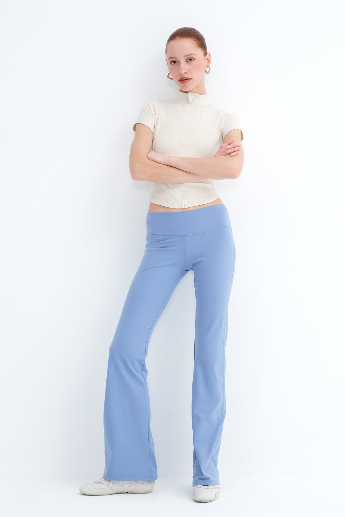 High Waist Flare Leg Leggings