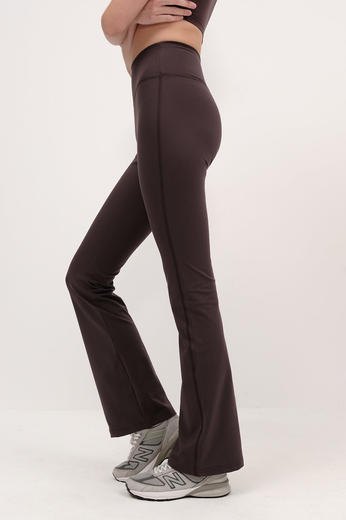Soft-Brown_High-Waist-Flare-Leg-Leggings-addax