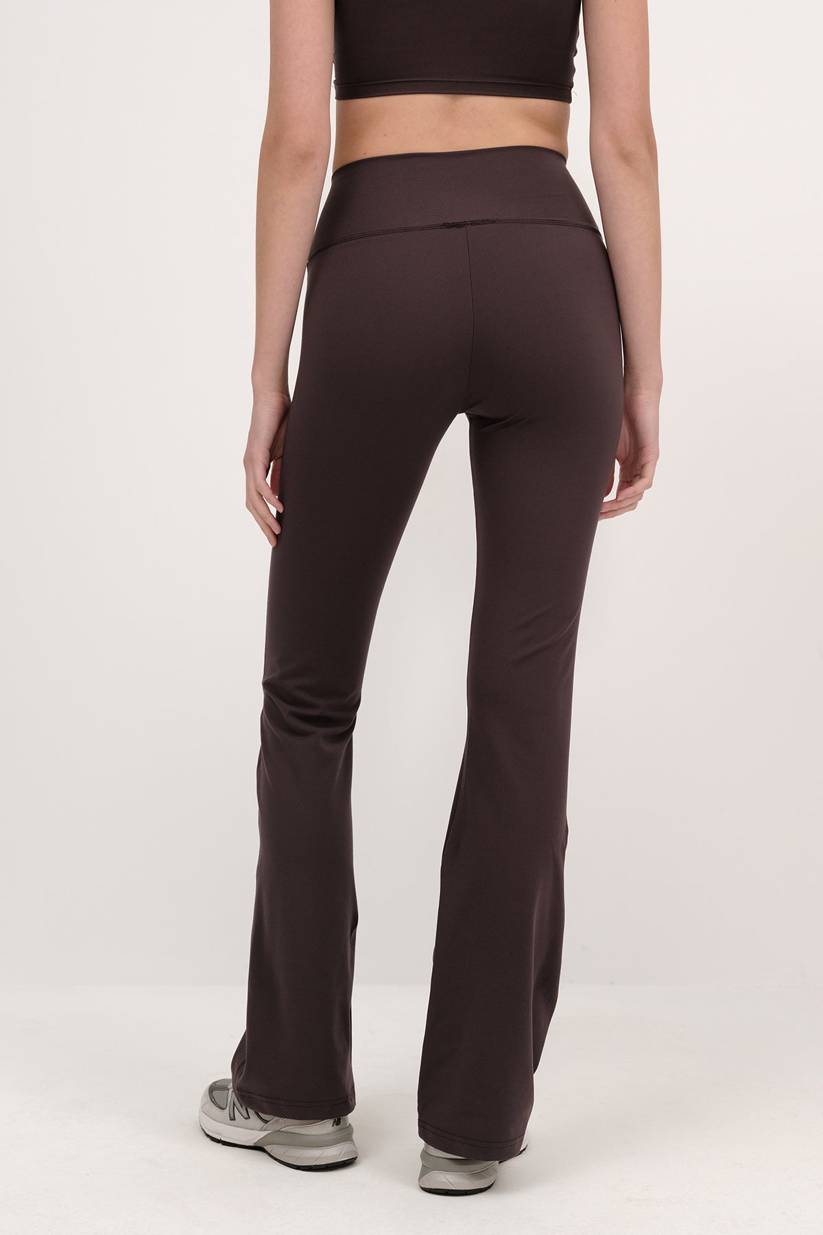 Soft-Brown_High-Waist-Flare-Leg-Leggings-addax