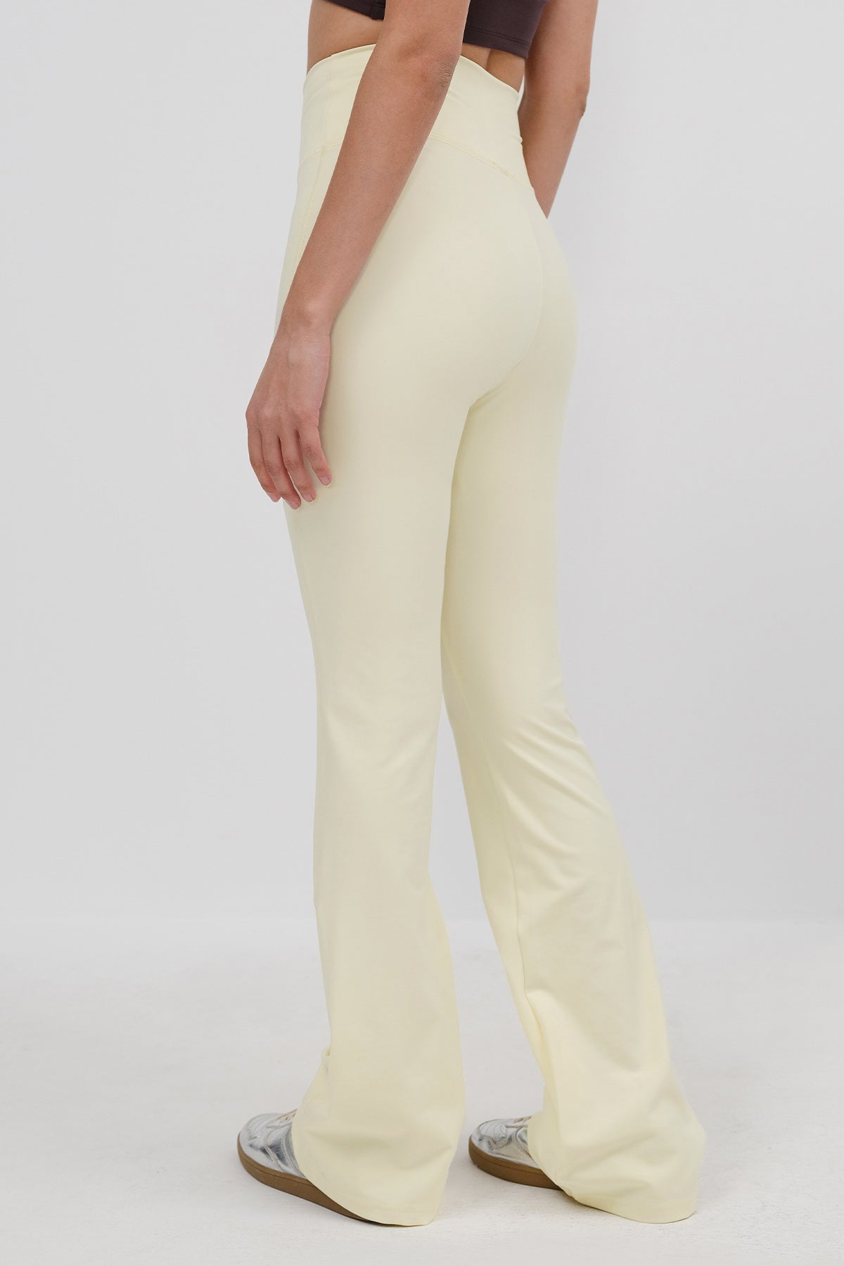 Soft-Yellow_High-Waist-Flare-Leg-Leggings-addax