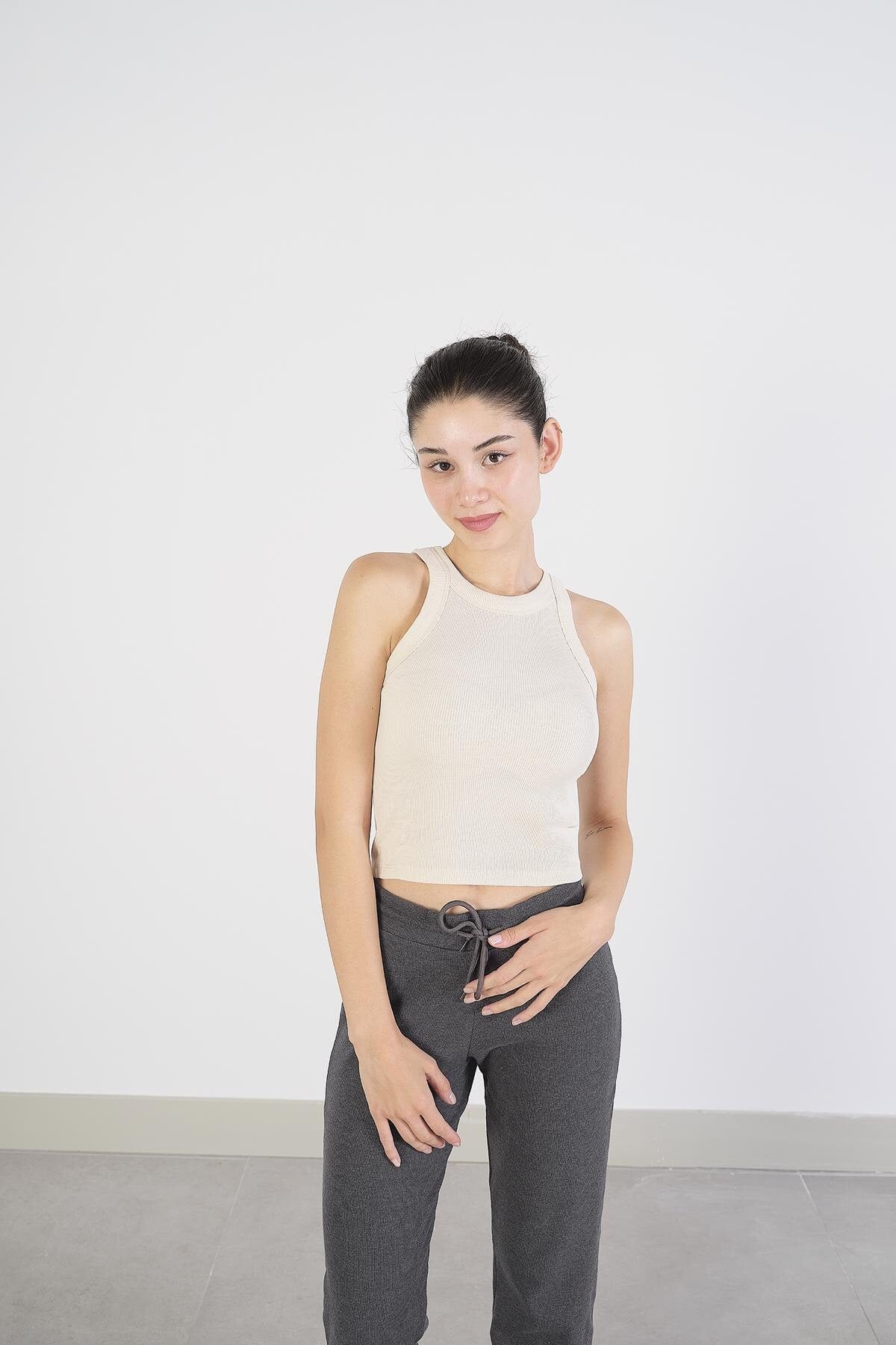 Light-Stone_Halter-Neck-Blouse-addax