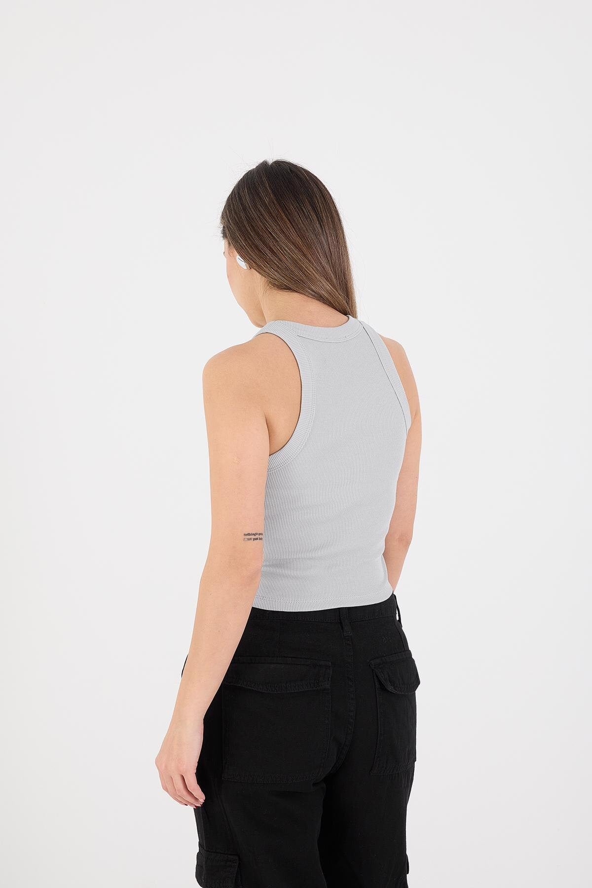 New-Grey_Halter-Neck-Blouse-addax