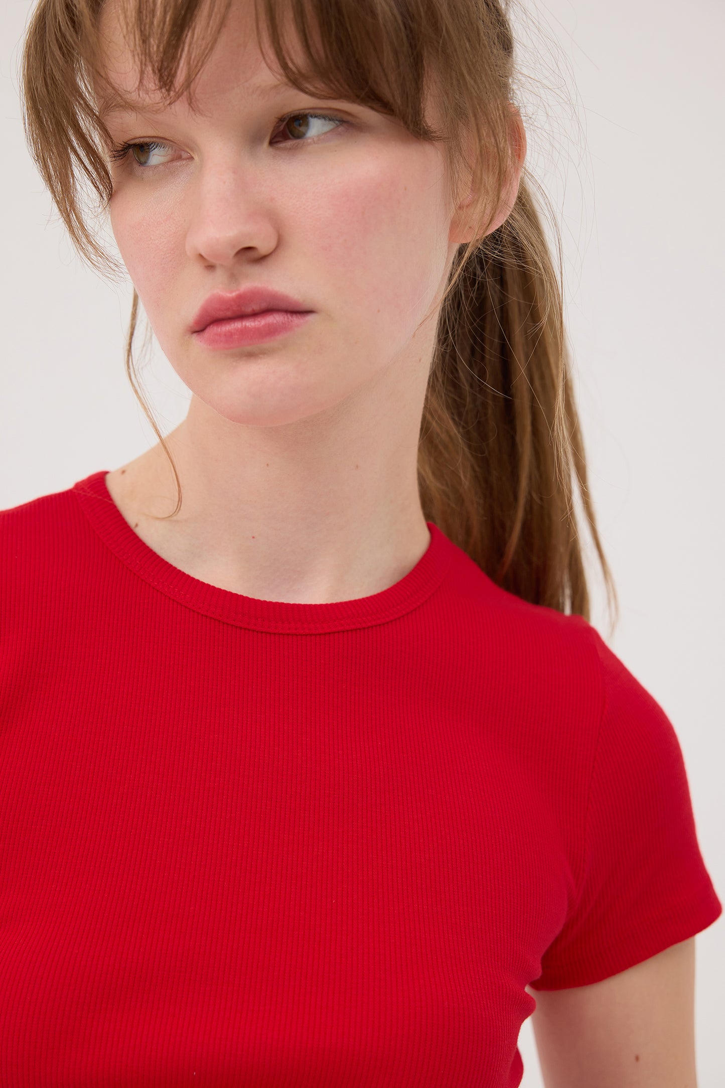 Red_Round-Neck-Basic-T-shirt-addax
