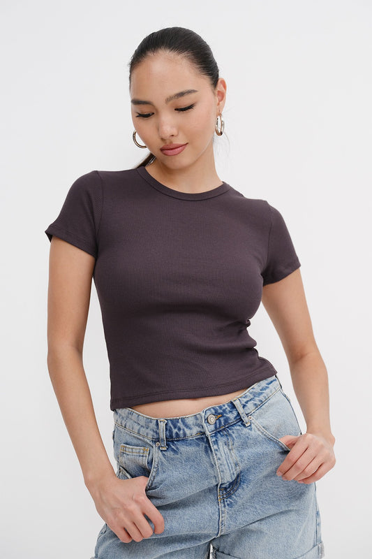 Soft-Brown_Round-Neck-Basic-T-shirt-addax