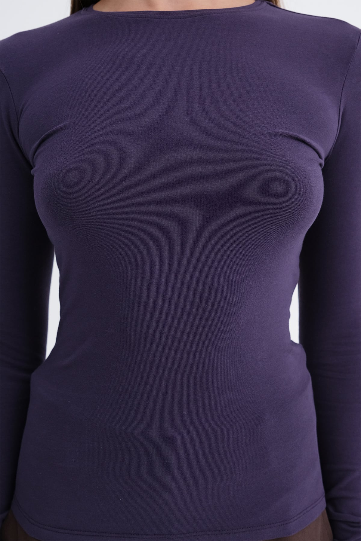 Purple_Round-Neck-Basic-Blouse-addax