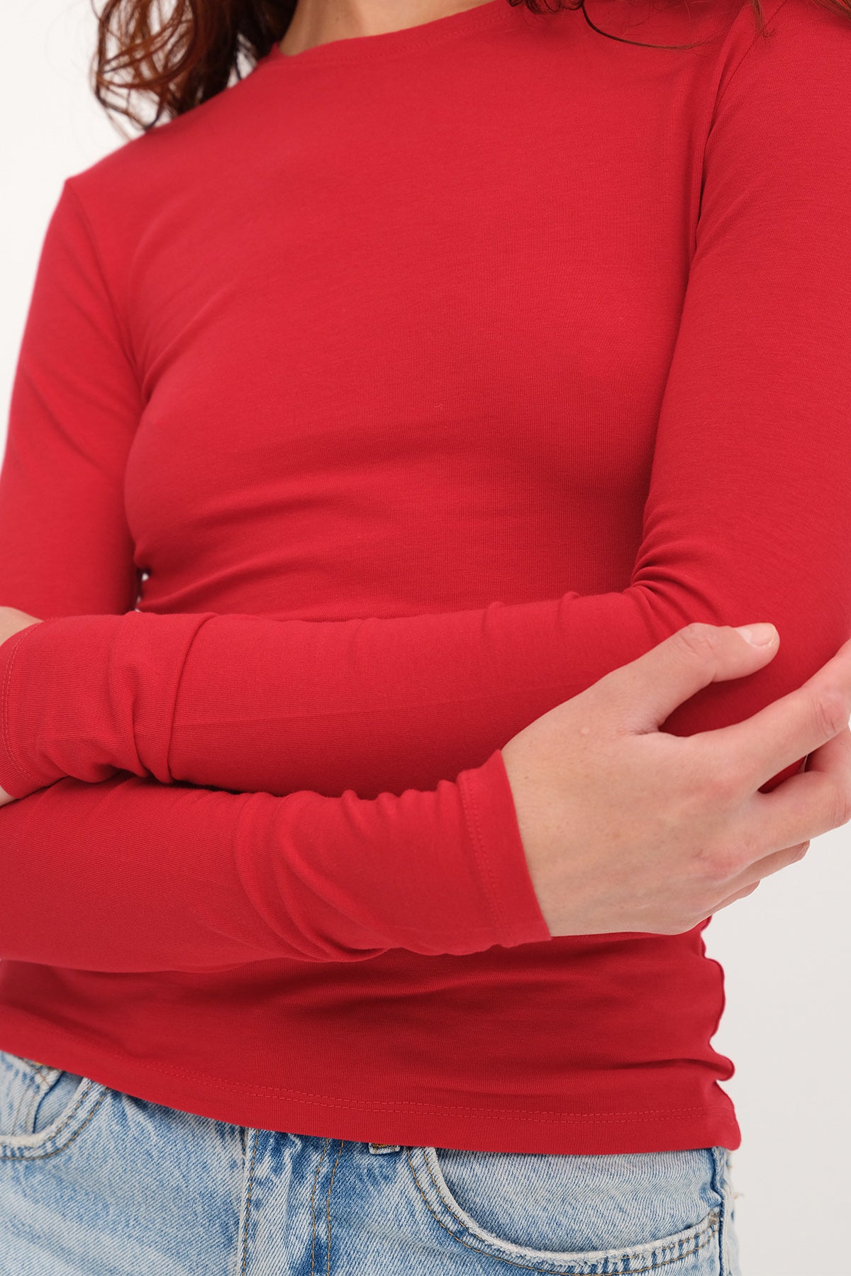 Bright-Red_Round-Neck-Basic-Blouse-addax