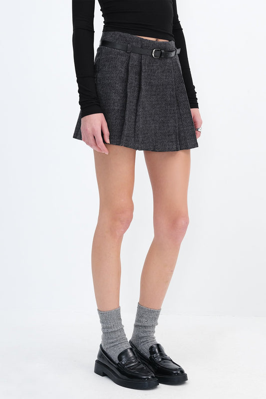 Charcoal_Skort-With-Belt-addax
