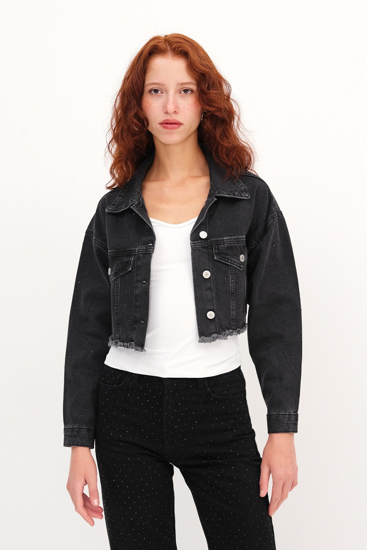 Short Jacket with Tassel