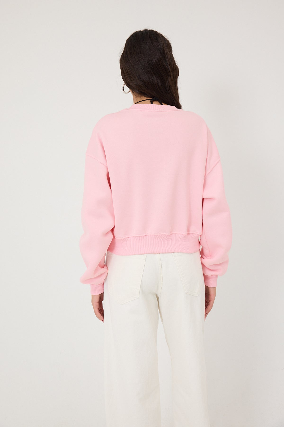 Pink_Brushed-Crew-Neck-Basic-Sweatshirt-addax