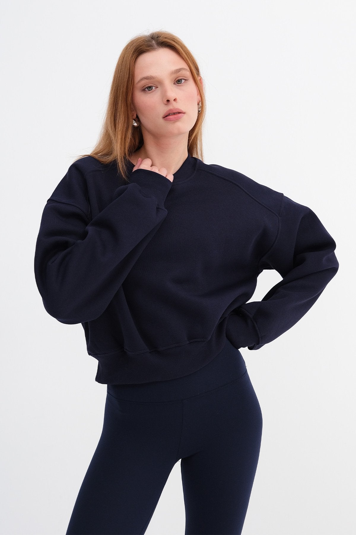 Night-Blue_Brushed-Crew-Neck-Basic-Sweatshirt-addax