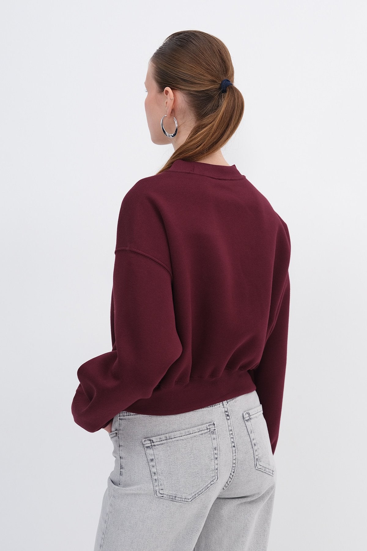 Burgundy_Brushed-Crew-Neck-Basic-Sweatshirt-addax