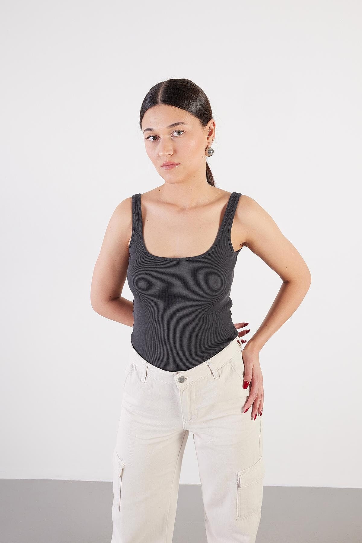 Charcoal_U-Neck-Basic-Top-addax