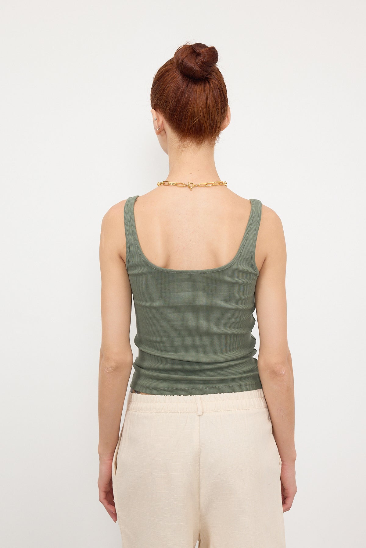 Oil-Green_U-Neck-Basic-Top-addax