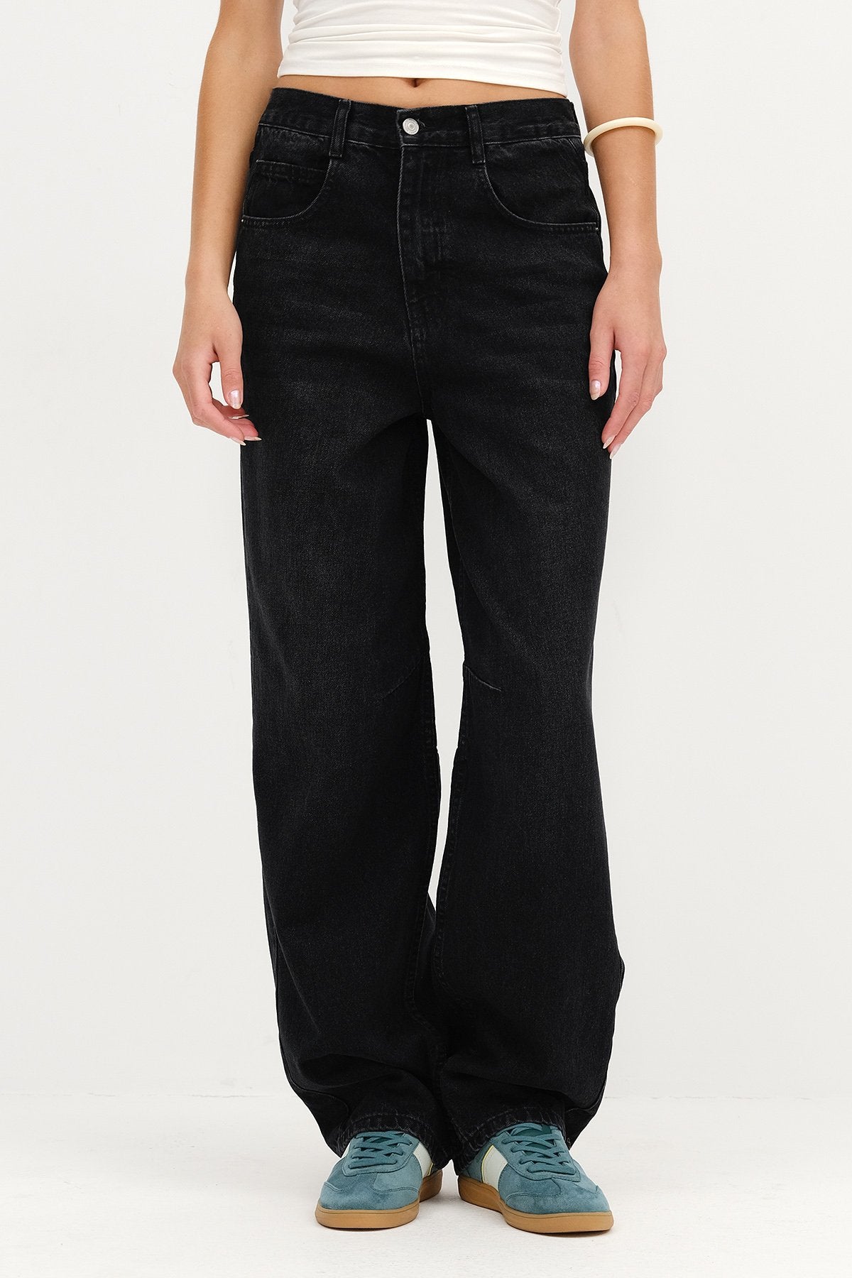 Charcoal_Wide-Leg-Jeans-with-Strap- Detail-addax