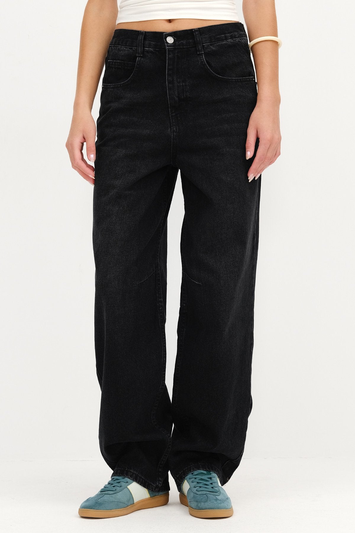 Charcoal_Wide-Leg-Jeans-with-Strap- Detail-addax