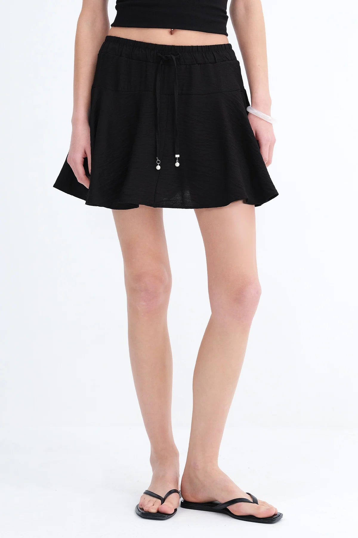 Black_Skort-With-Tied-Detail-addax
