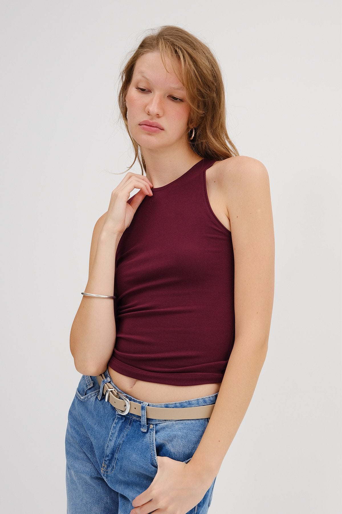 Burgundy_Halter-Neck-Tank-Top-addax