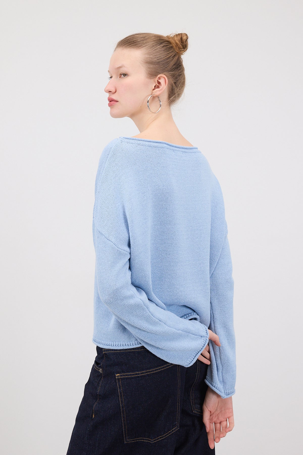 Blue_Boat-Neck-Knitwear-Sweater-addax