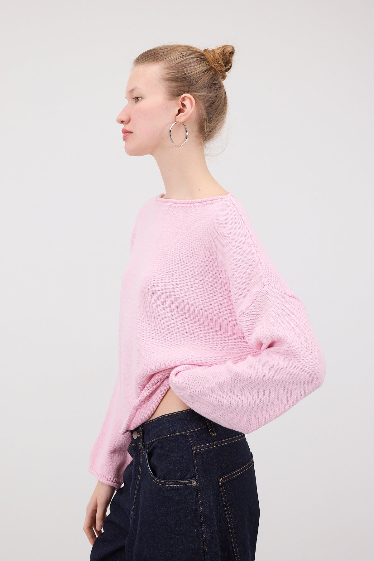 Pink_Boat-Neck-Knitwear-Sweater-addax