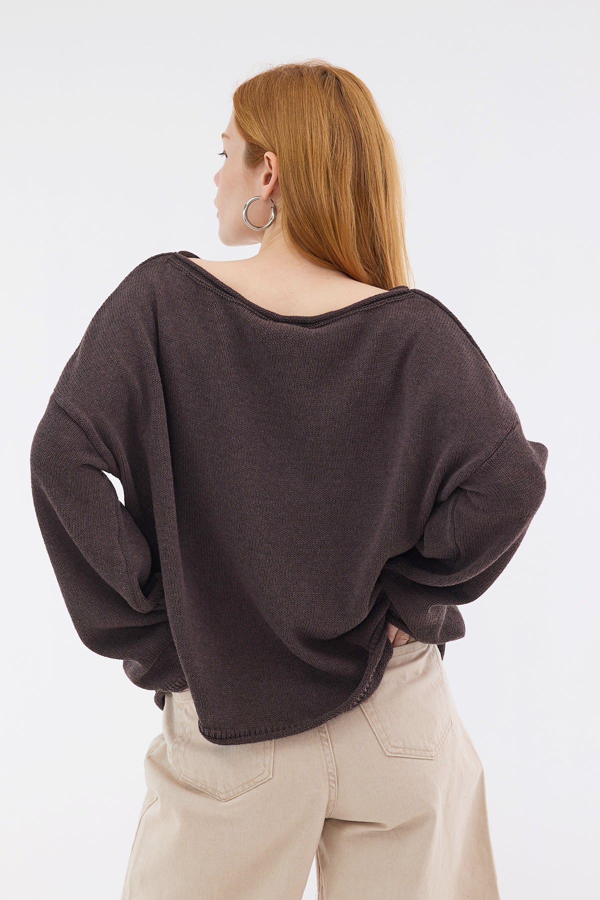 Brown_Boat-Neck-Knitwear-Sweater-addax