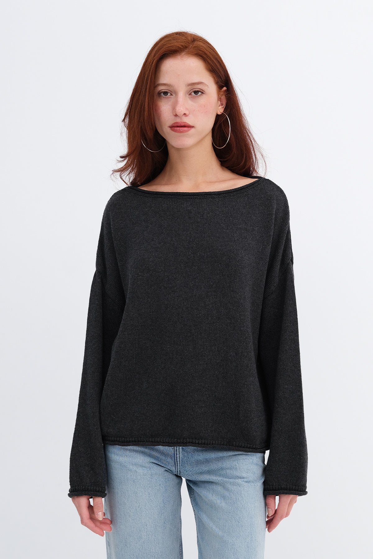 Charcoal_Boat-Neck-Knitwear-Sweater-addax