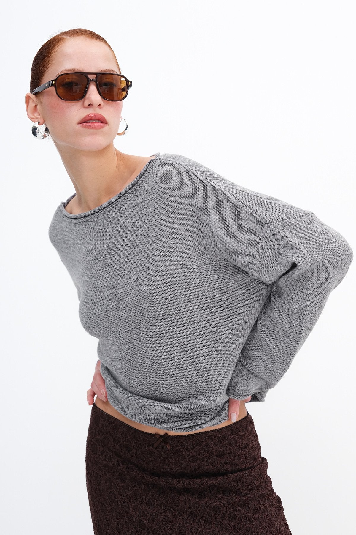 Grey_Boat-Neck-Knitwear-Sweater-addax