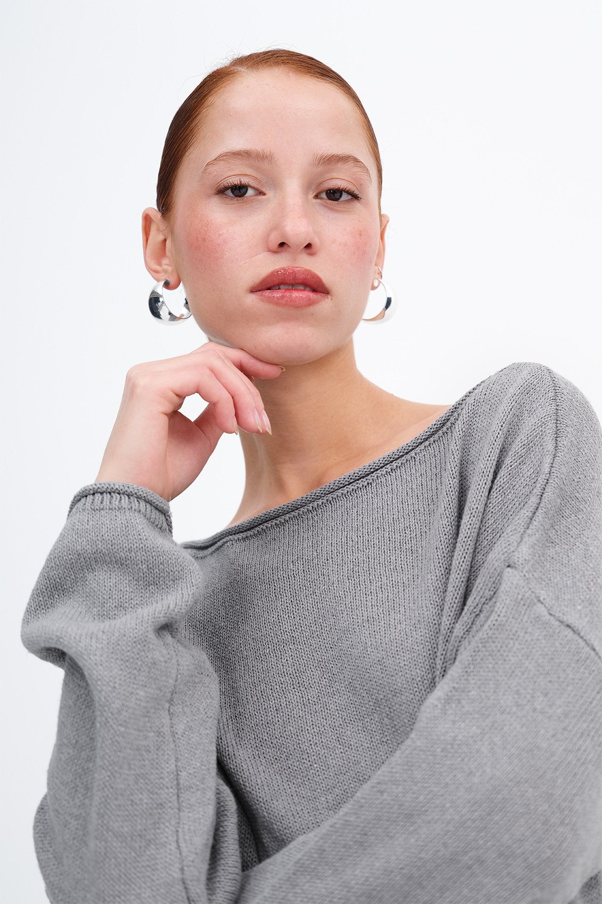 Grey_Boat-Neck-Knitwear-Sweater-addax