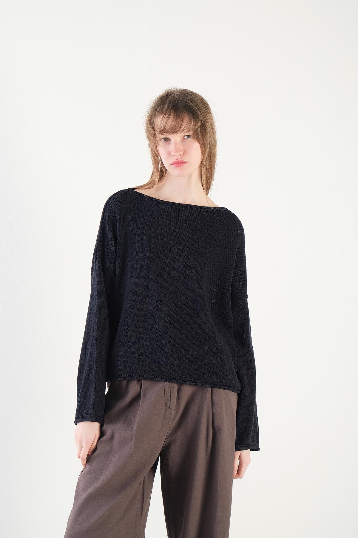 Night-Blue_Boat-Neck-Knitwear-Sweater-addax