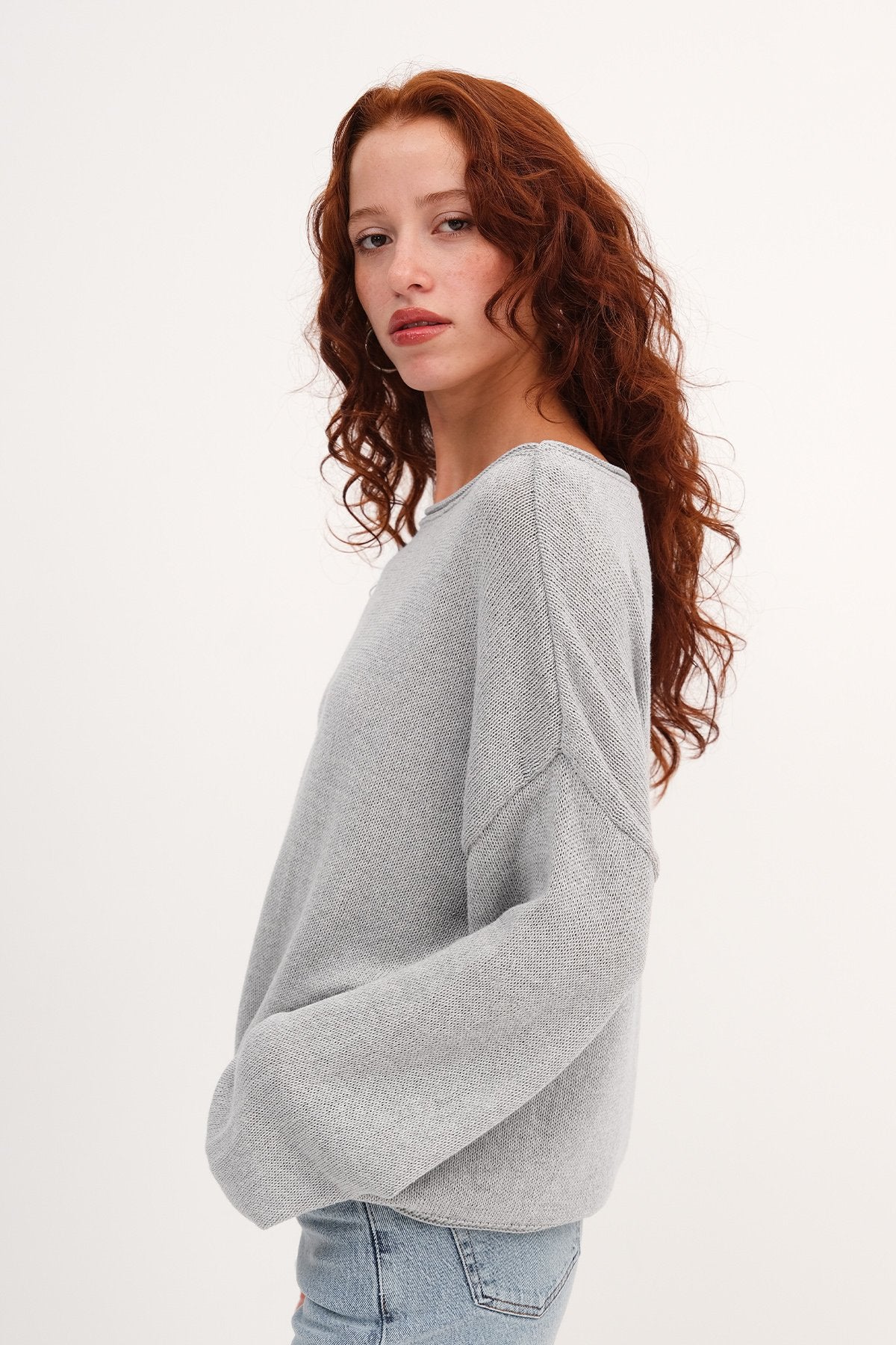 Grey-Melange_Boat-Neck-Knitwear-Sweater-addax