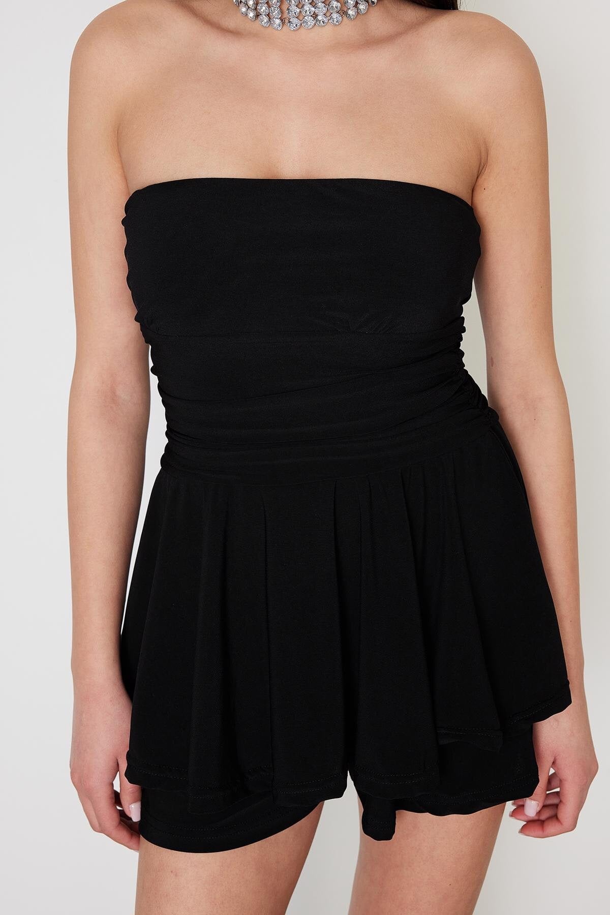 Black_Straplez-Büzgülü-Mini-Elbise-E3556-K4-addax