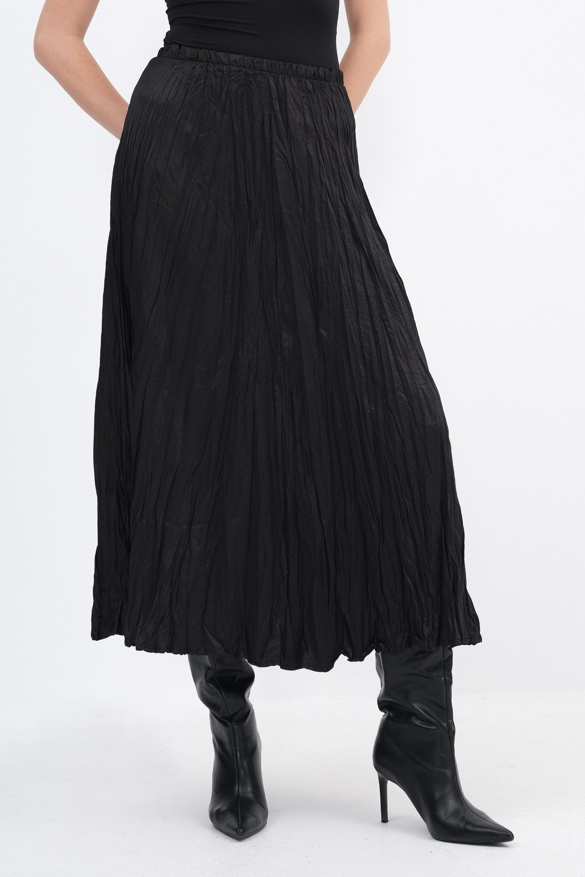 Black_Long-Skirt-With-Elastic-Waist-addax