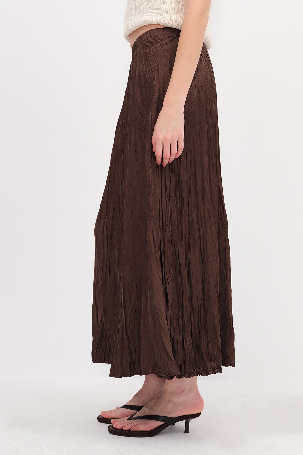 Brown_Long-Skirt-With-Elastic-Waist-addax