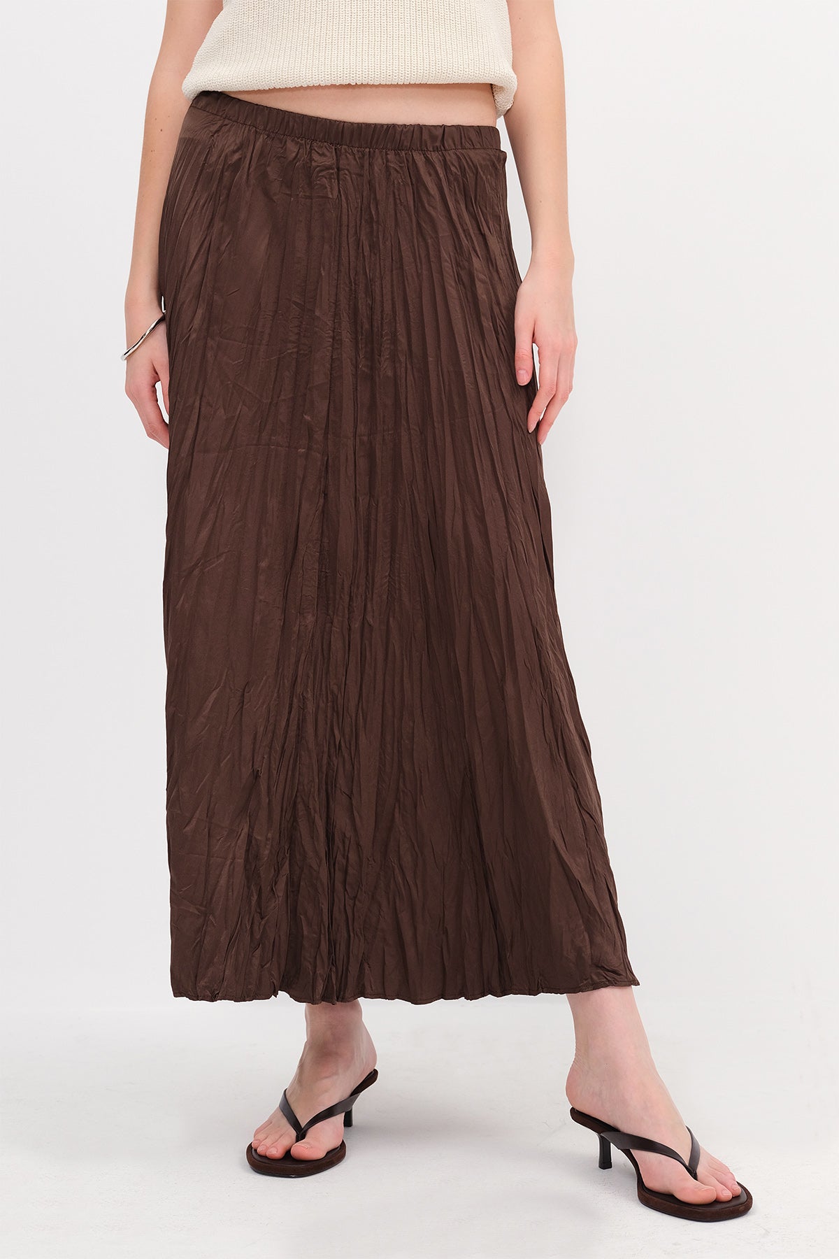 Brown_Long-Skirt-With-Elastic-Waist-addax