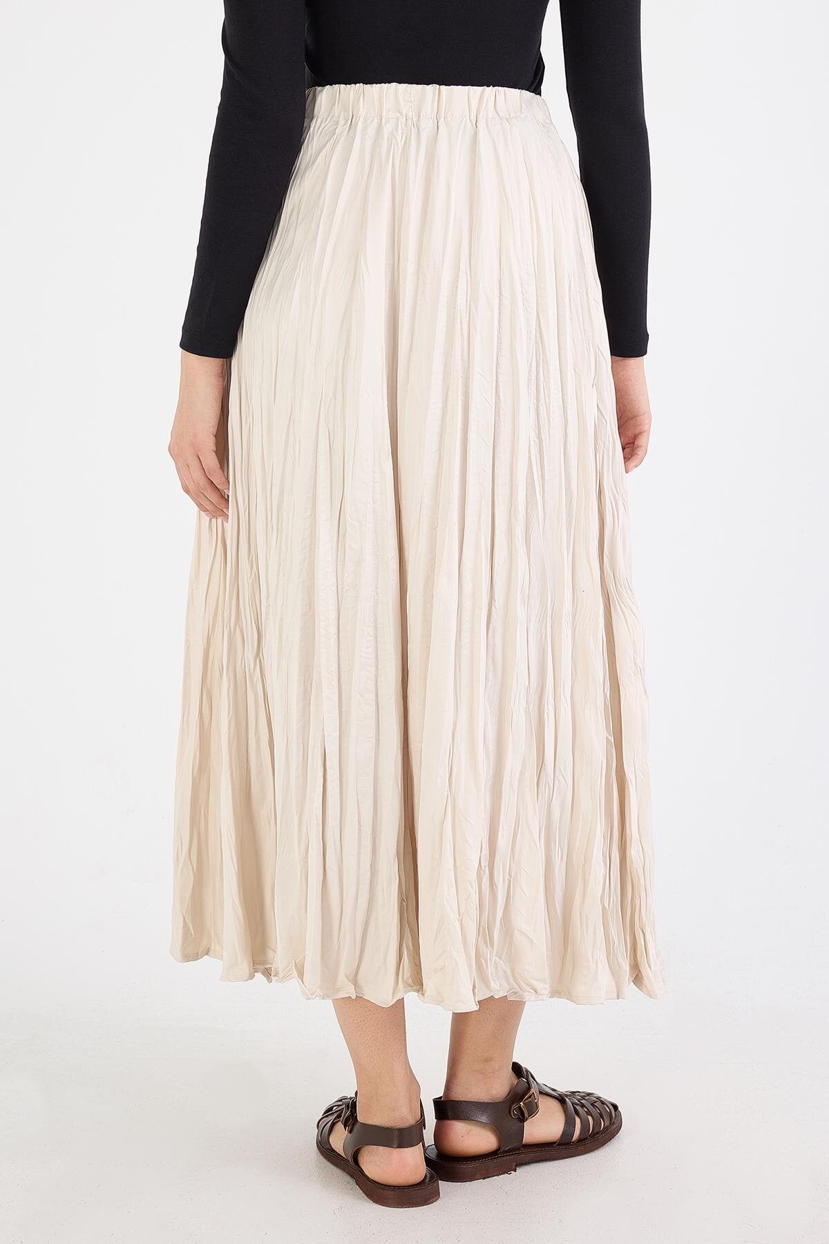 Beige_Long-Skirt-With-Elastic-Waist-addax