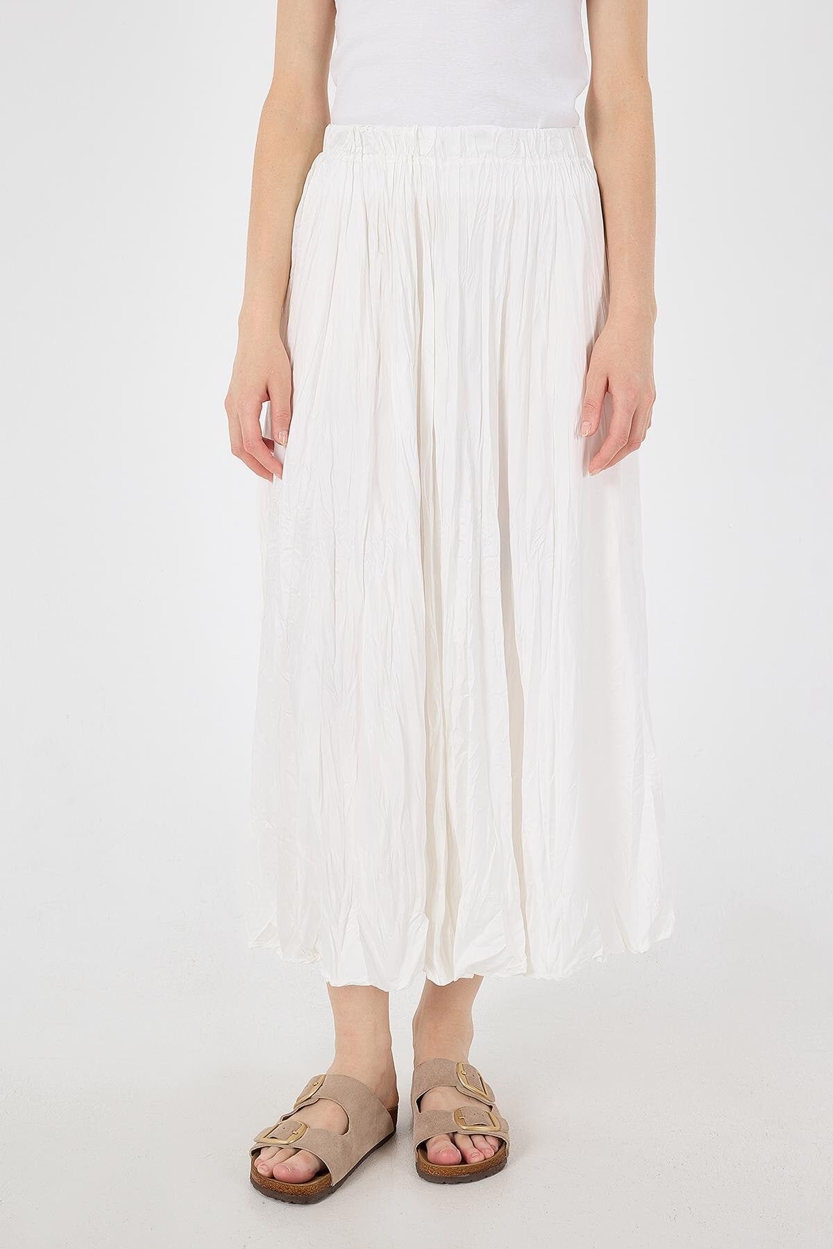 Ecru_Long-Skirt-With-Elastic-Waist-addax