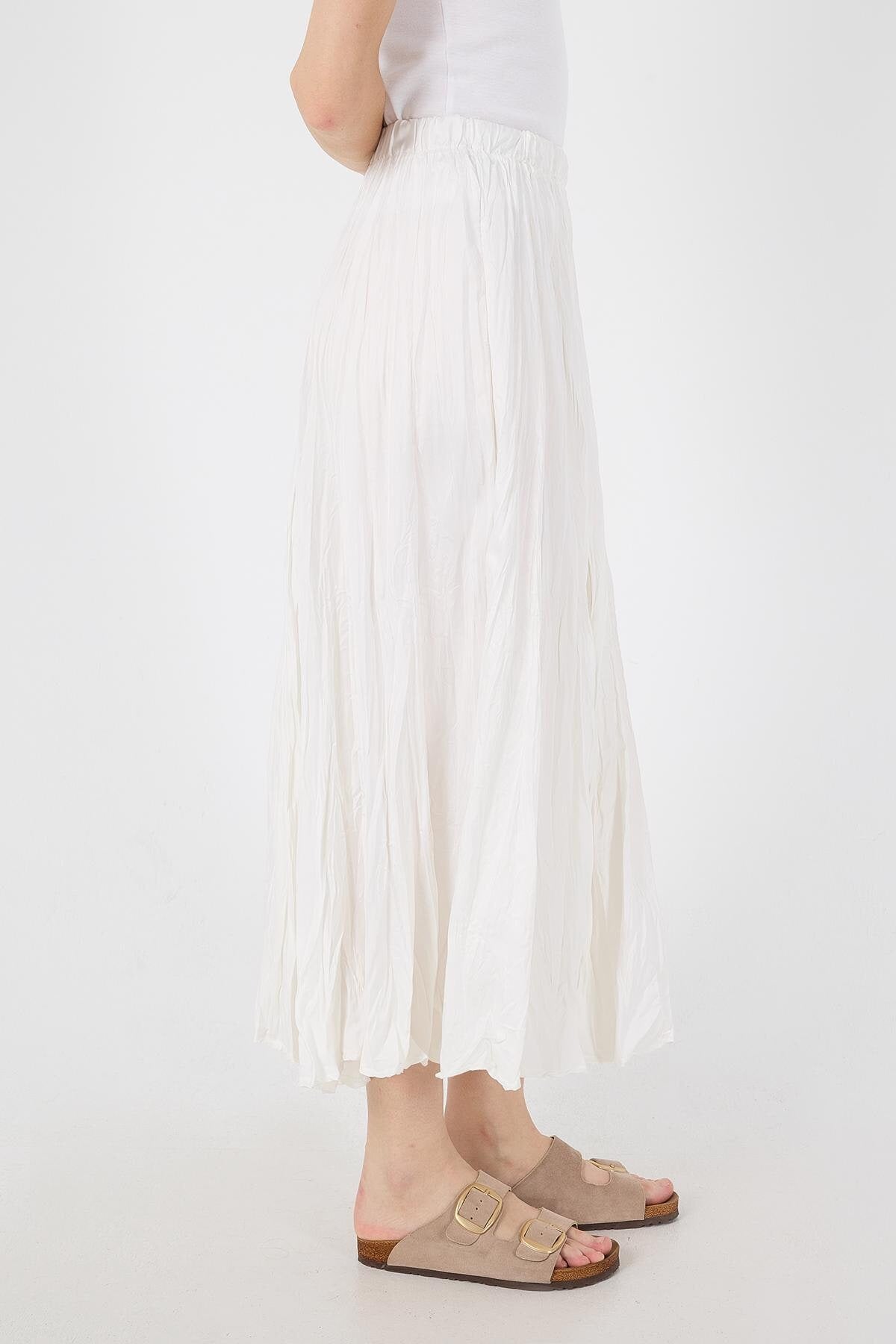 Ecru_Long-Skirt-With-Elastic-Waist-addax