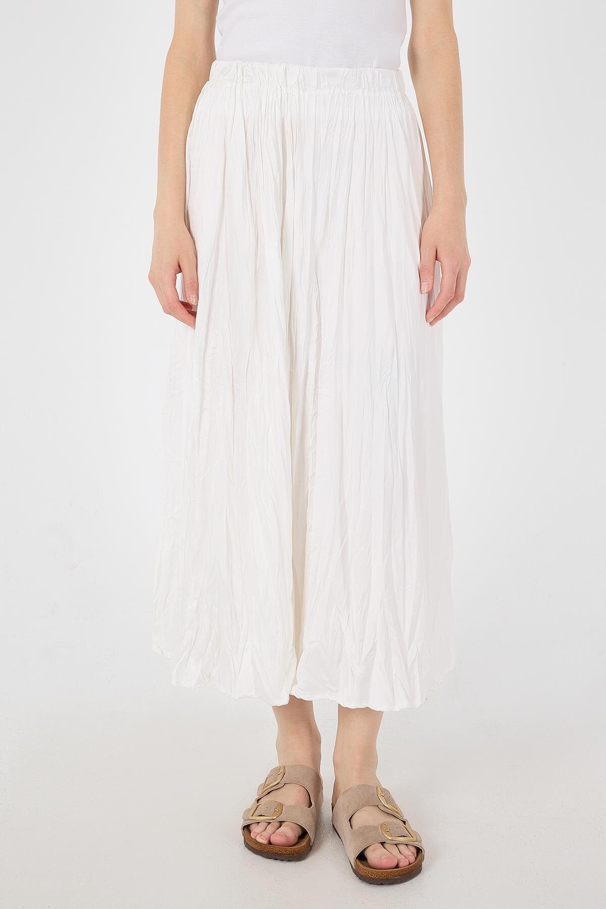 Ecru_Long-Skirt-With-Elastic-Waist-addax
