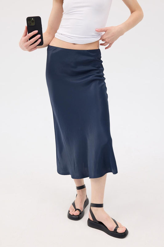 Night-Blue_Satin-Midi-Skirt-addax