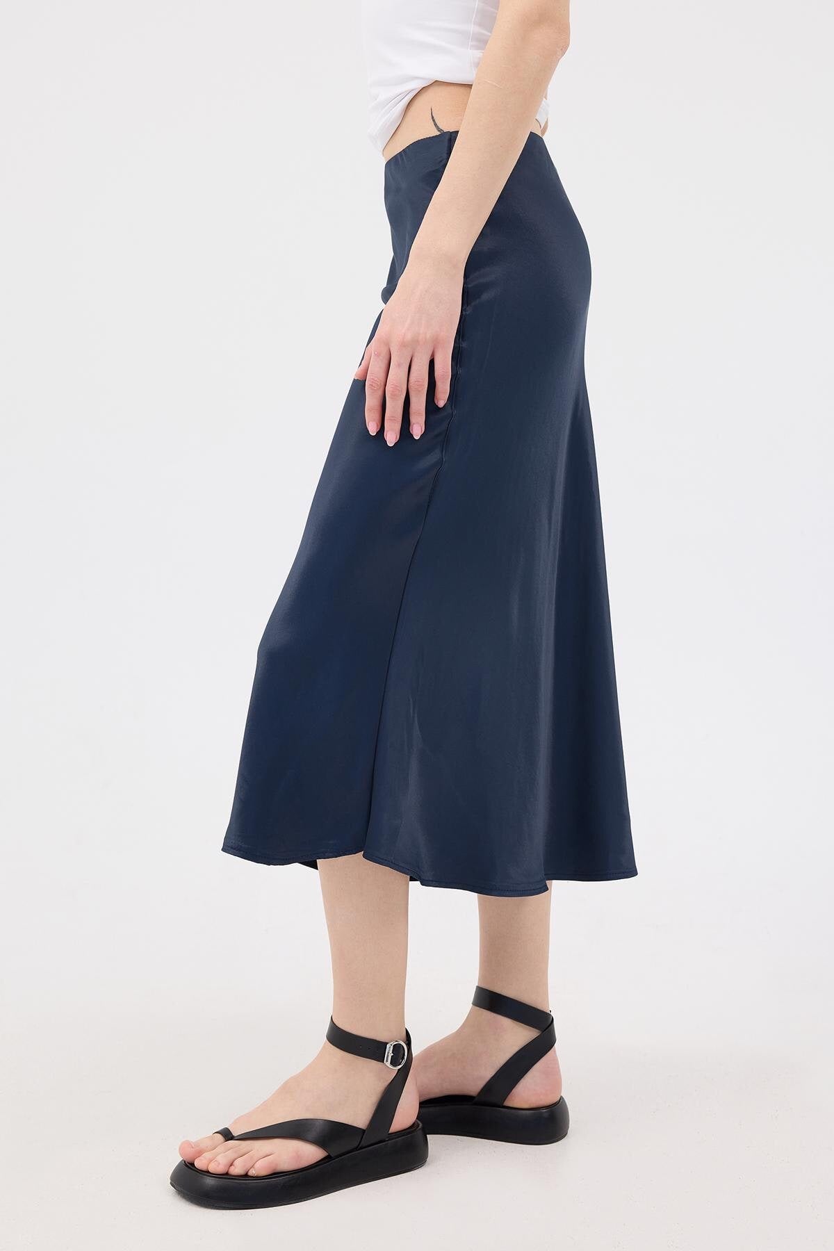 Night-Blue_Satin-Midi-Skirt-addax