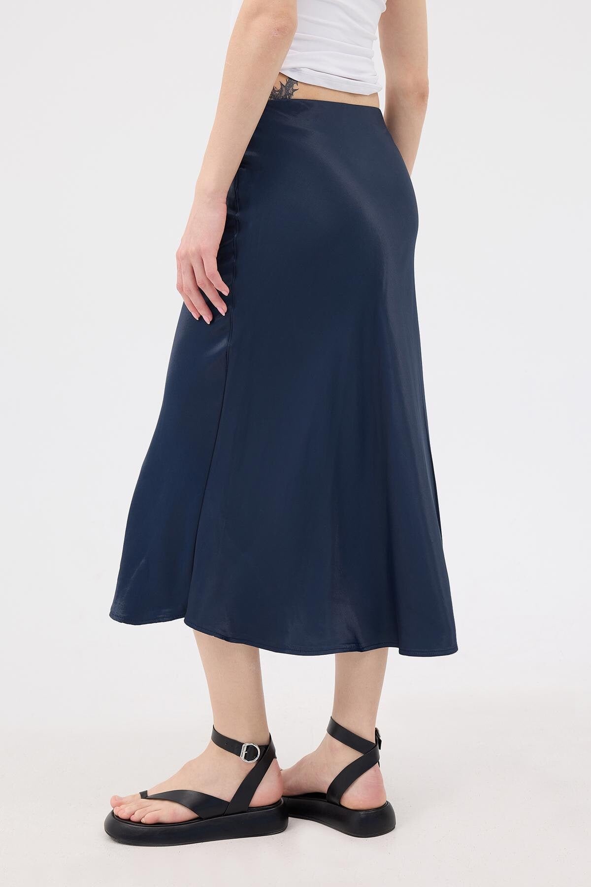 Night-Blue_Satin-Midi-Skirt-addax